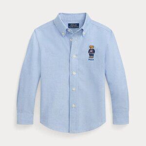 Ralph Lauren Polo Bear Oxford Shirt  – Blue, Size 2T
